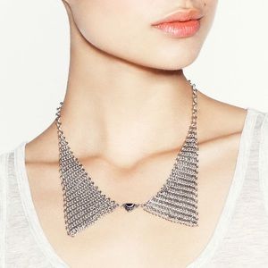Jewelmint Stylemint Mesh Bib Collar Necklace